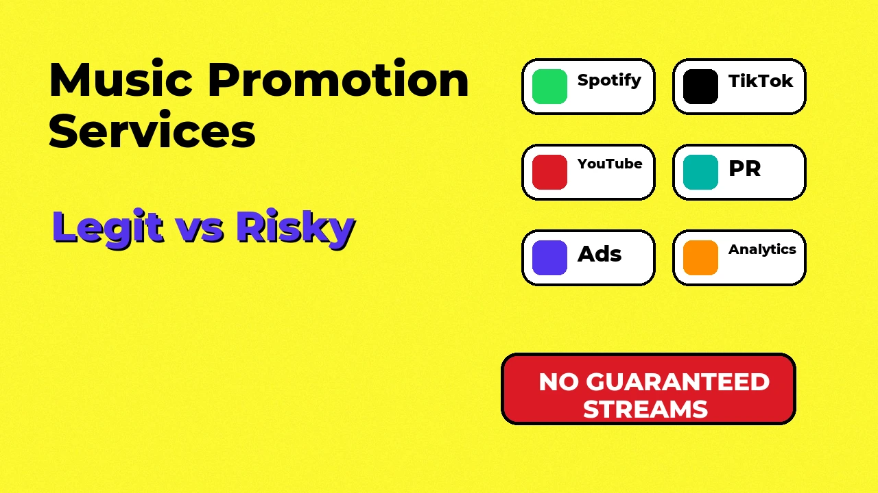 Music Promotion Services: What Is Legit, What Is Risky, and What Actually Works
